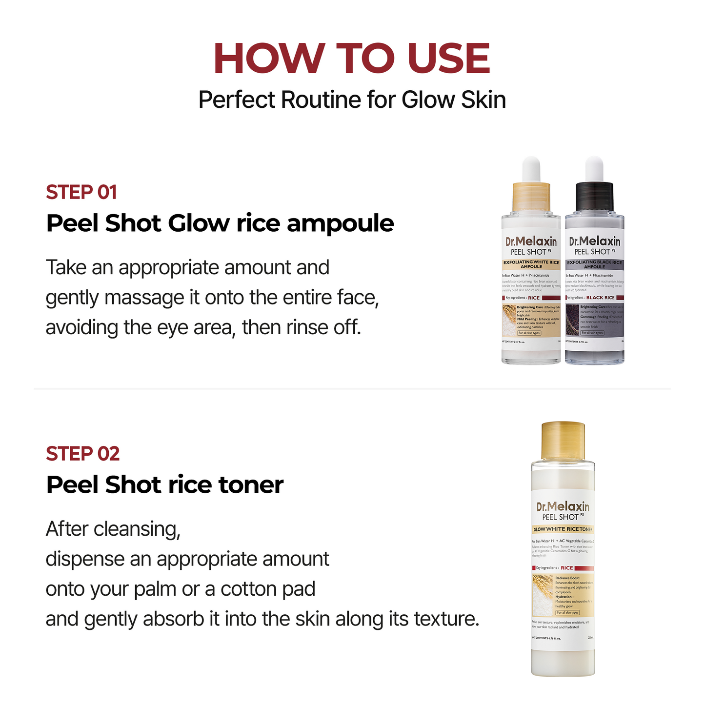 Peel Shot Glow Rizsvonal