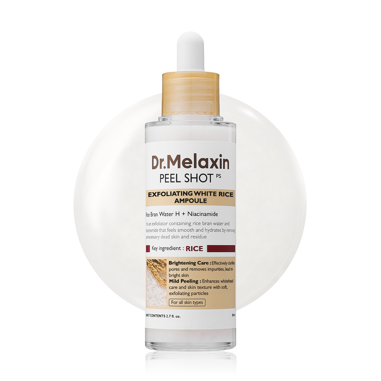 Peel Shot Glow Λευκή Ρυζιού Αμπούλα