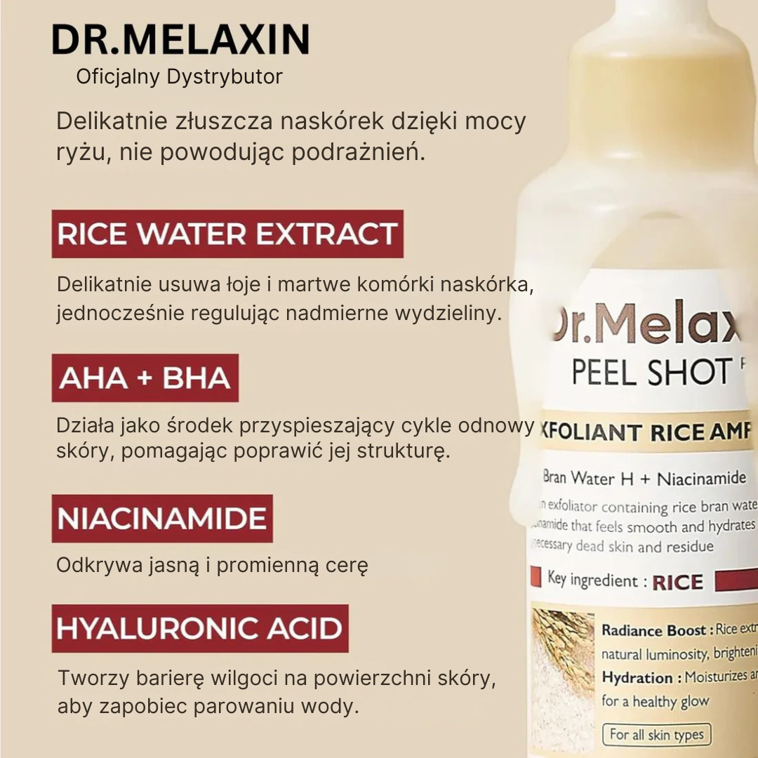 Dr.Melaxin - Peel Shot Rýžový Peeling