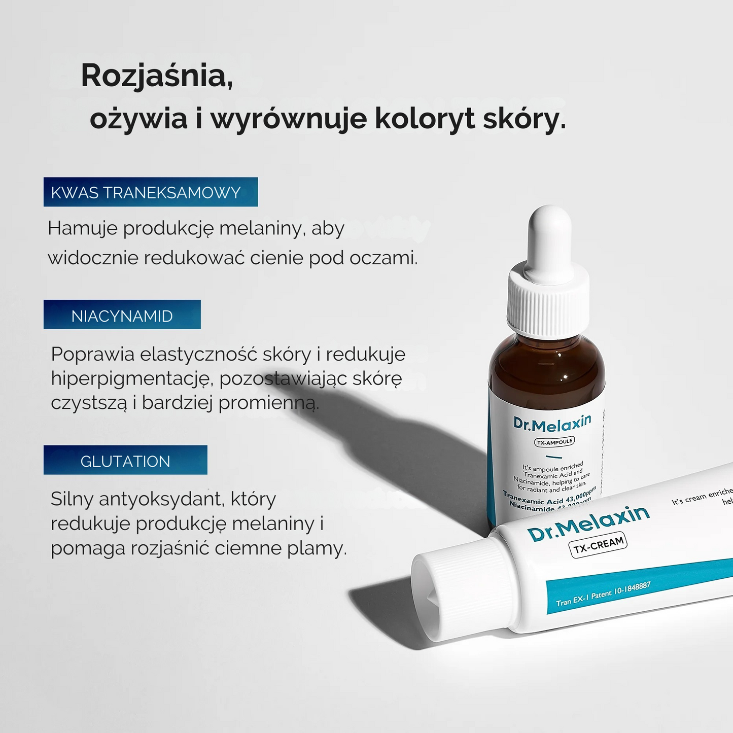 TX Tranexamová kyselina Péče o tmavé skvrny řada