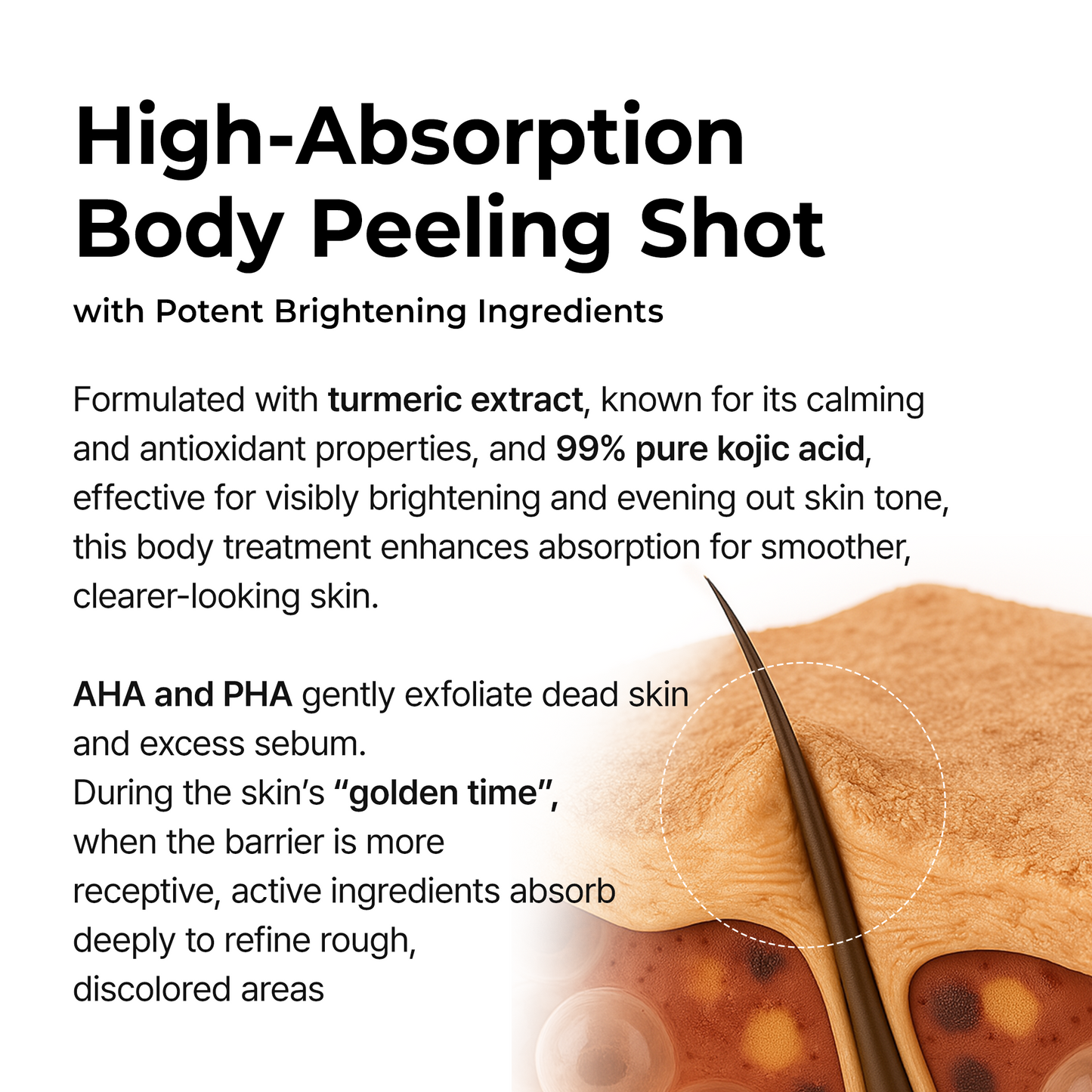 Spray zur Keratinpflege Peel Shot Kojic Acid Kurkuma