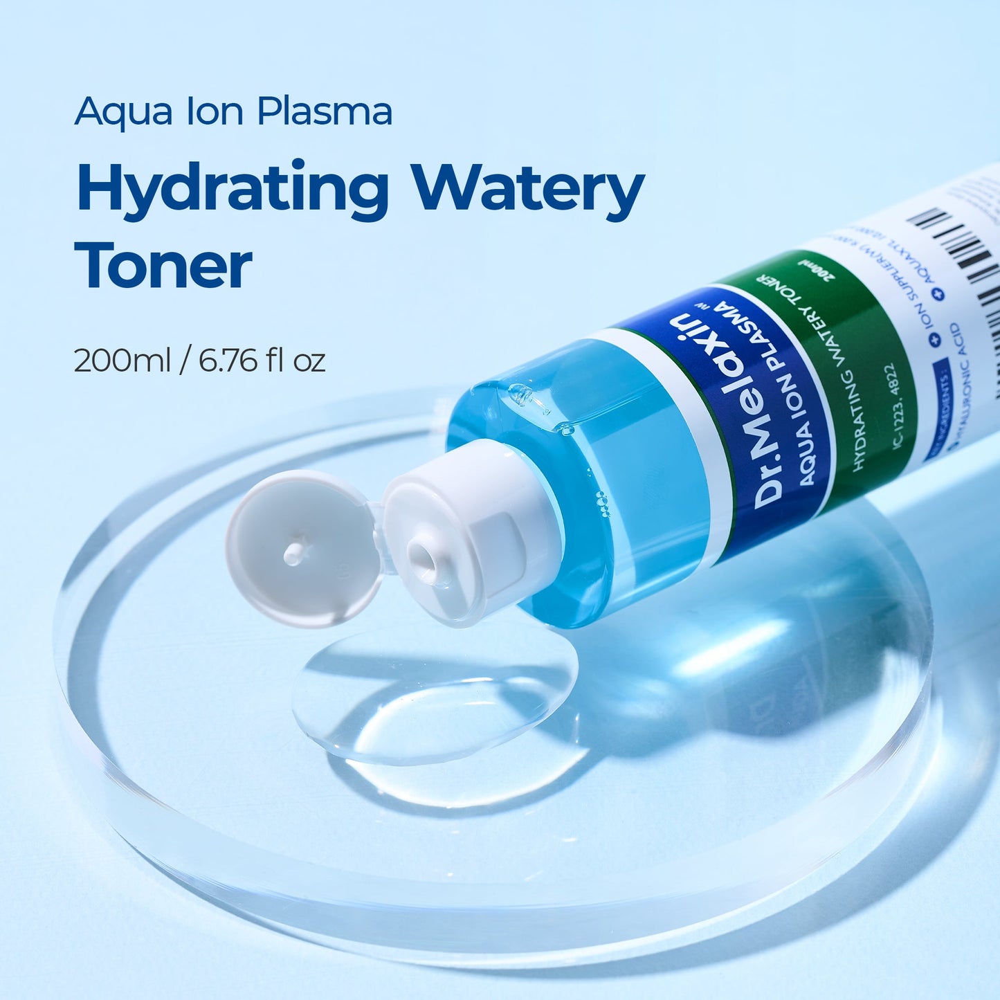 Puhdistava Aqua Ion Plasma -pohjainen kosteuttava vesikasvovesi