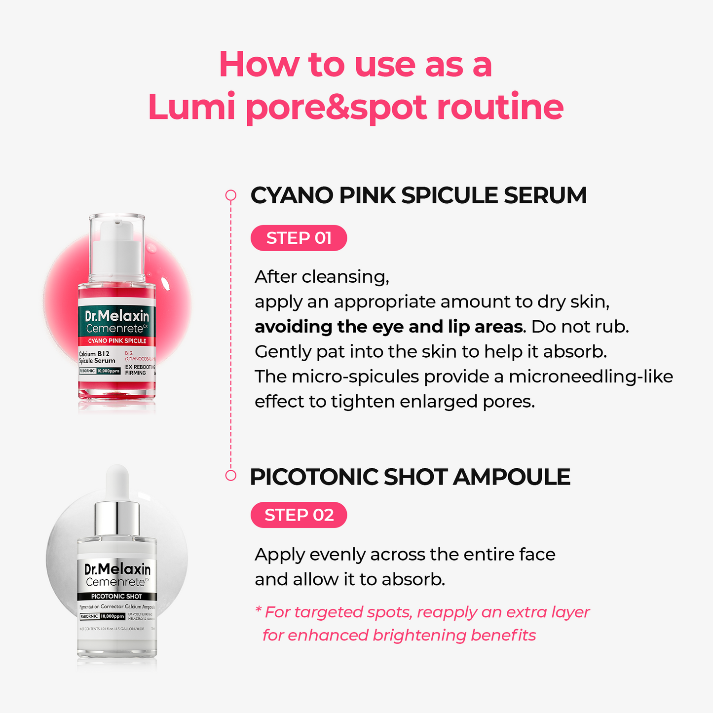 Lumi pooride ja laikude hoolduskomplekt