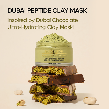 Maska s jílem s peptidy z Dubaje