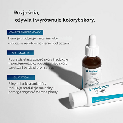 TX Tranexamová kyselina línia starostlivosti o tmavé škvrny