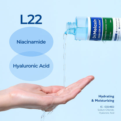 Reinigendes Wasser-Tonic auf Basis von Aqua Ion Plasma Feuchtigkeitsspendend