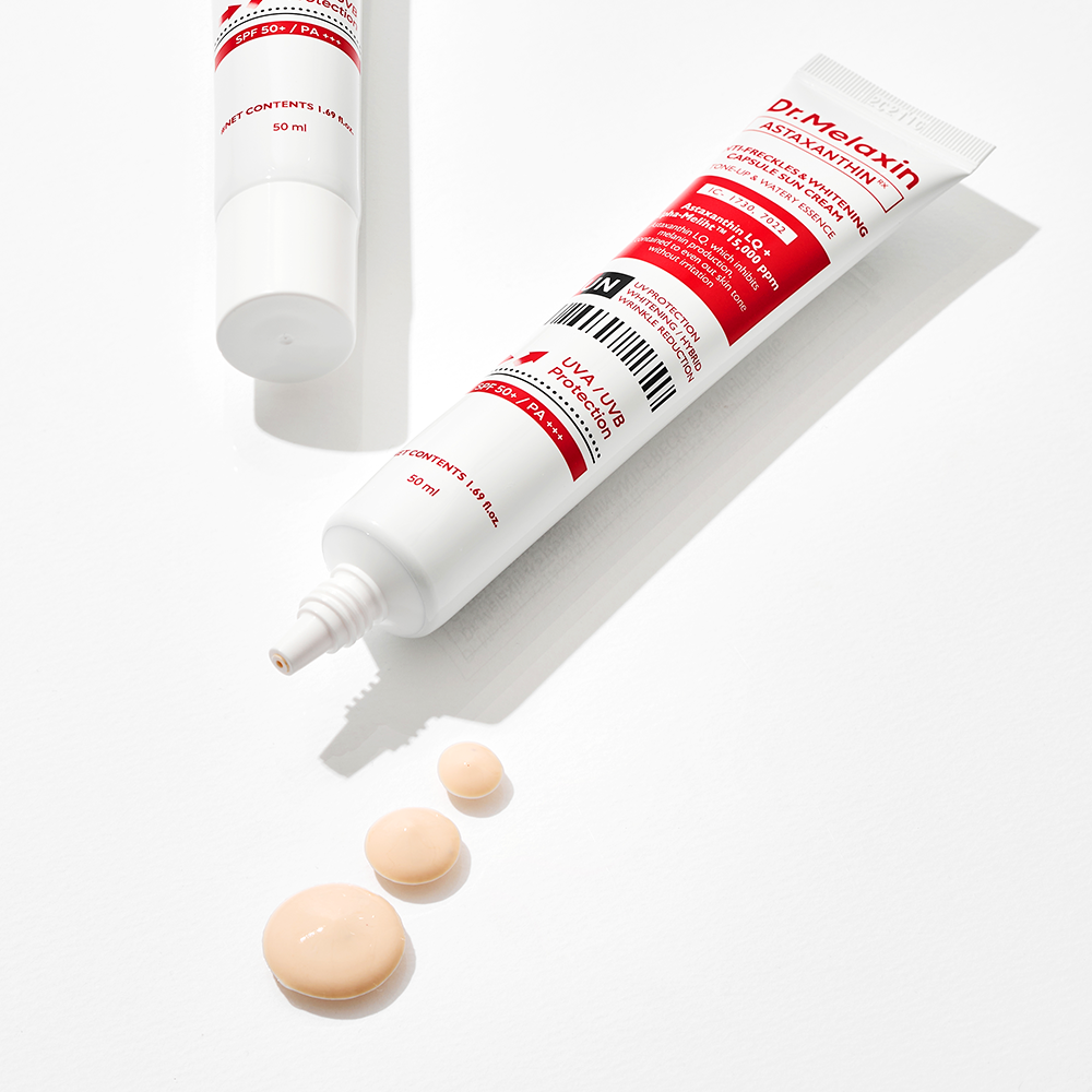 Kapseln mit Astaxanthin zum Sonnenschutz